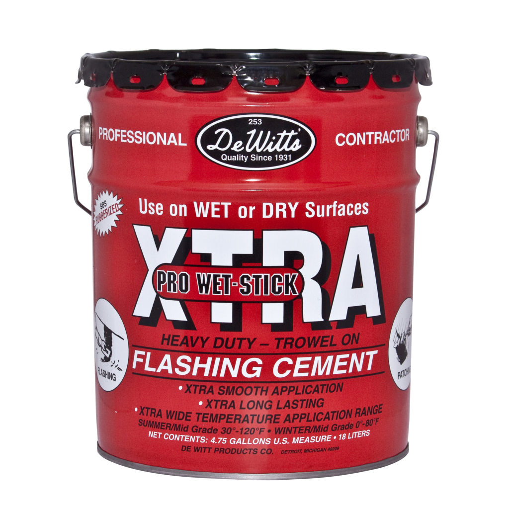 PRO XTRA WETSTICK FLASHING CEMENT (SBS RUBBERIZED) Dewitt Products