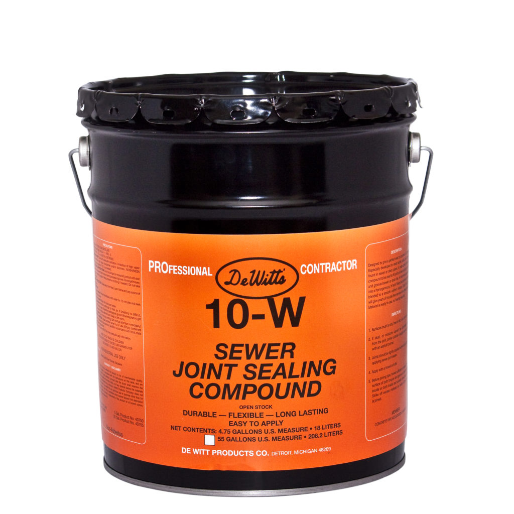 10W SEWER JOINT COMPOUND OPEN STOCK Dewitt Products