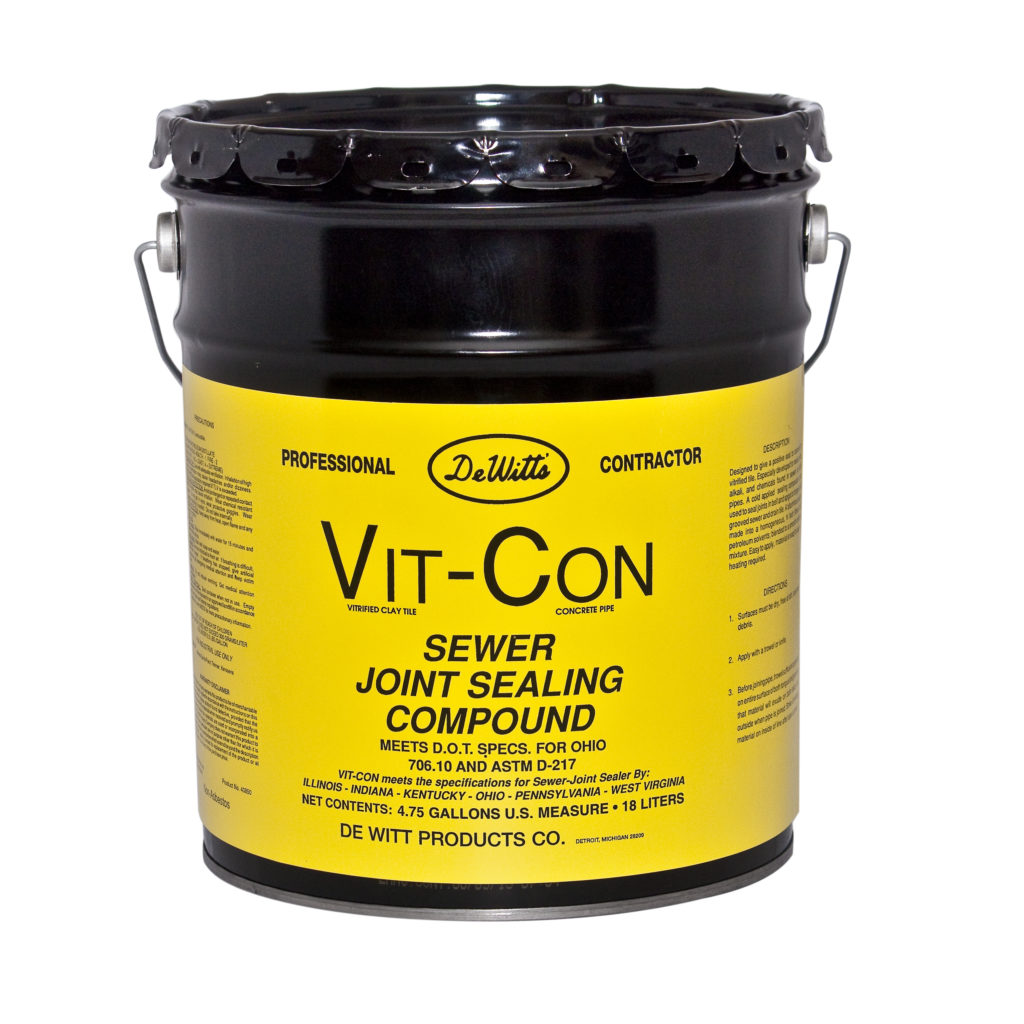 VitCon SEWER JOINT COMPOUND SPEC. GRADE Dewitt Products